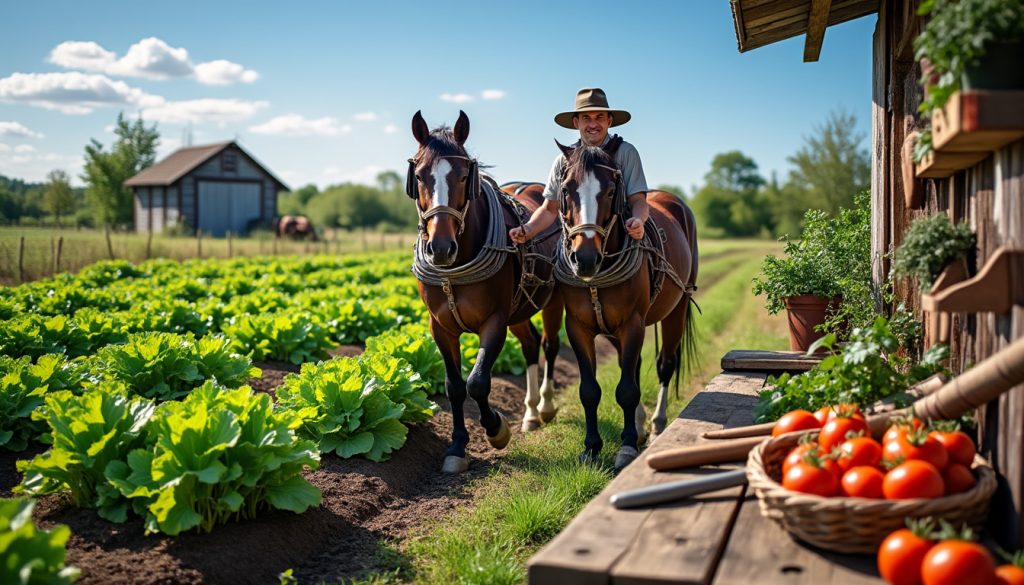 découvrez notre formation en maraîchage avec traction animale et acquérez toutes les clés pour réussir votre projet. apprenez les techniques essentielles, le choix des cultures et l'utilisation optimale des animaux de trait pour une agriculture durable et efficace.