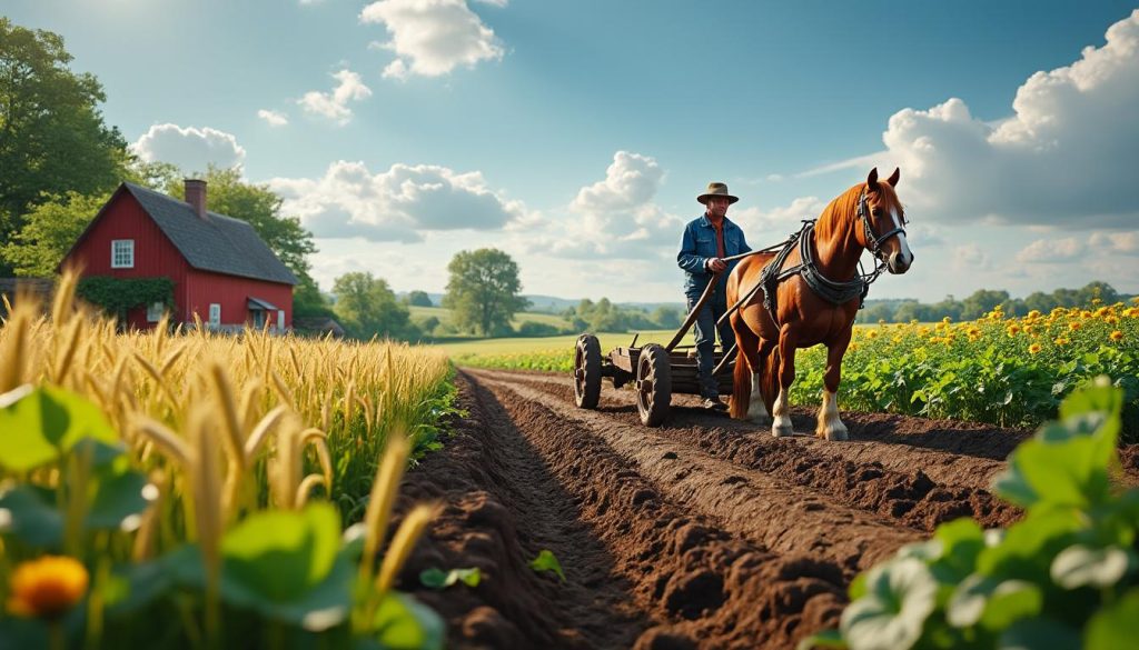 découvrez comment la traction animale en agriculture représente un retour enrichissant aux méthodes traditionnelles, favorisant une production durable et respectueuse de l'environnement. explorez les avantages écologiques et économiques de cette pratique ancestrale.