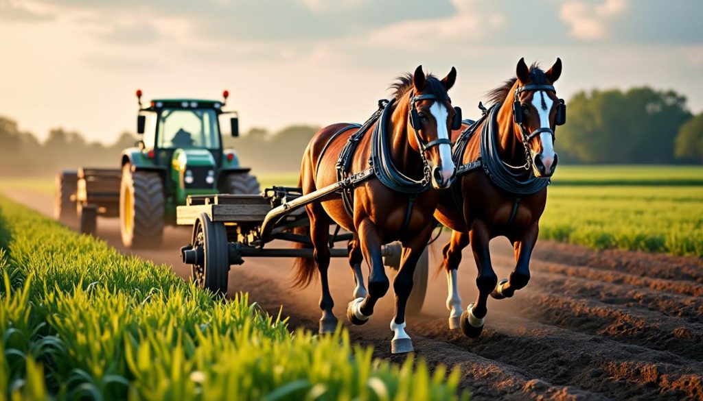 découvrez comment le vieux matériel agricole à traction animale joue encore un rôle clé dans l’agriculture moderne, en offrant des solutions économiques, écologiques et durables pour les exploitations agricoles d’aujourd’hui.